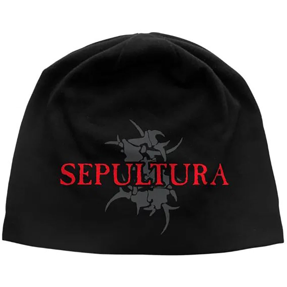 Sepultura - Logo & Tribal S JD Print Mütze Beanie - Schwarz